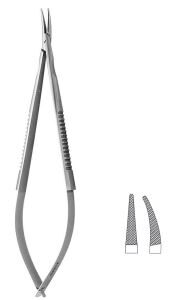 Castroviejo Needle Holder - Straight 13cm - Ratchet Lock